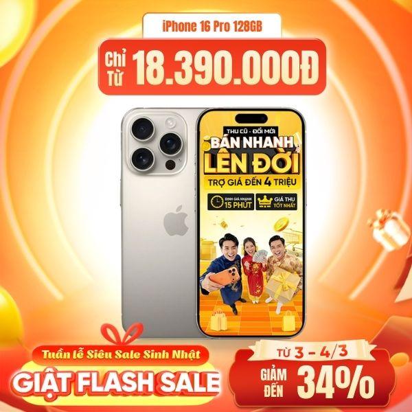iPhone 16 Pro 128GB Cũ 99%
