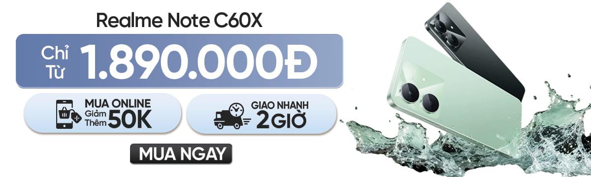 realme note 60x