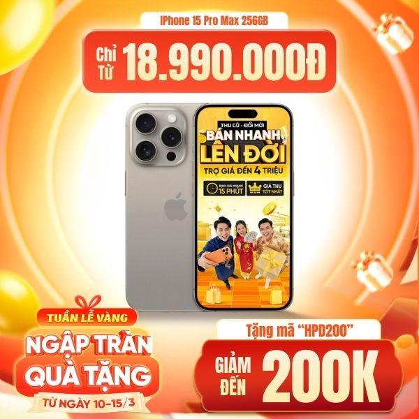 iPhone 15 Pro Max 256GB Cũ 99%