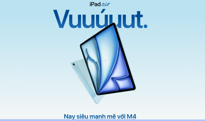 iPad Air M4 gi&aacute; bao nhi&ecirc;u?