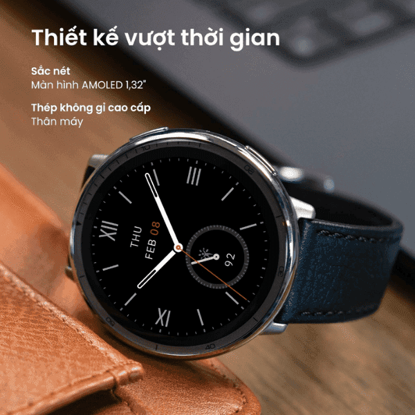 Đồng hồ thông minh Amazfit Active 2 Premium 43.9mm Chính Hãng