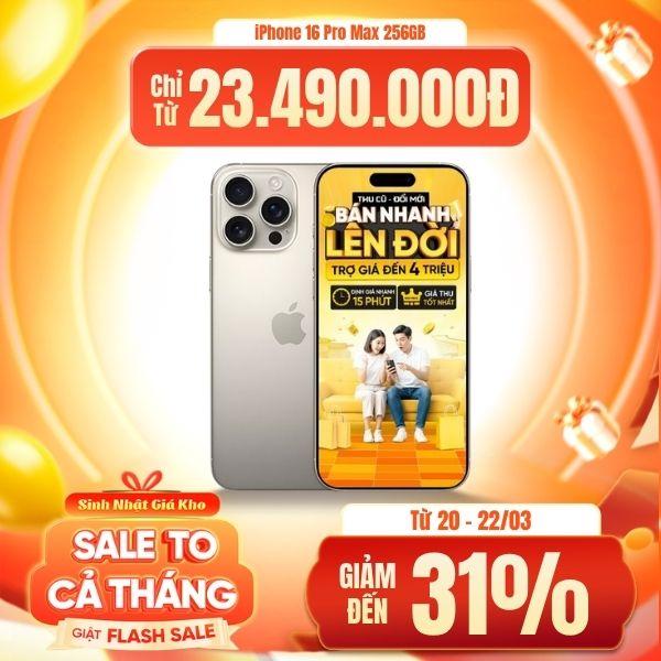 iPhone 16 Pro Max 256GB Cũ 99%