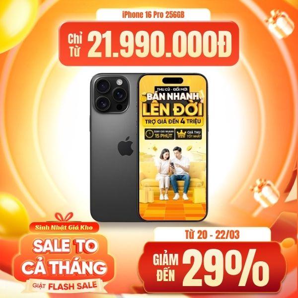 iPhone 16 Pro 256GB Máy Đẹp
