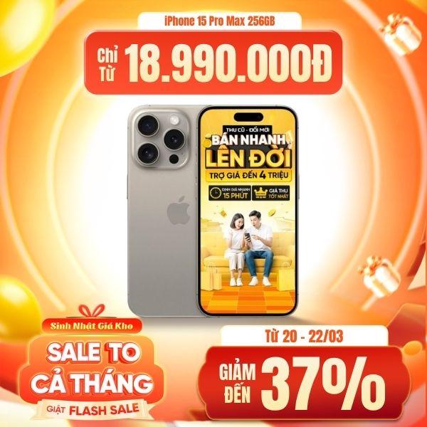 iPhone 15 Pro Max 256GB Cũ 99%