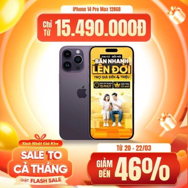 iPhone 14 Pro Max 128GB Máy Đẹp