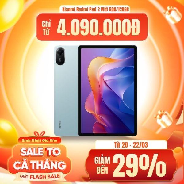 Xiaomi Redmi Pad 2 Wifi 6GB/128GB Chính Hãng