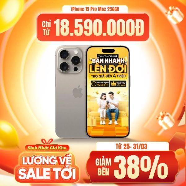 iPhone 15 Pro Max 256GB Cũ 99%