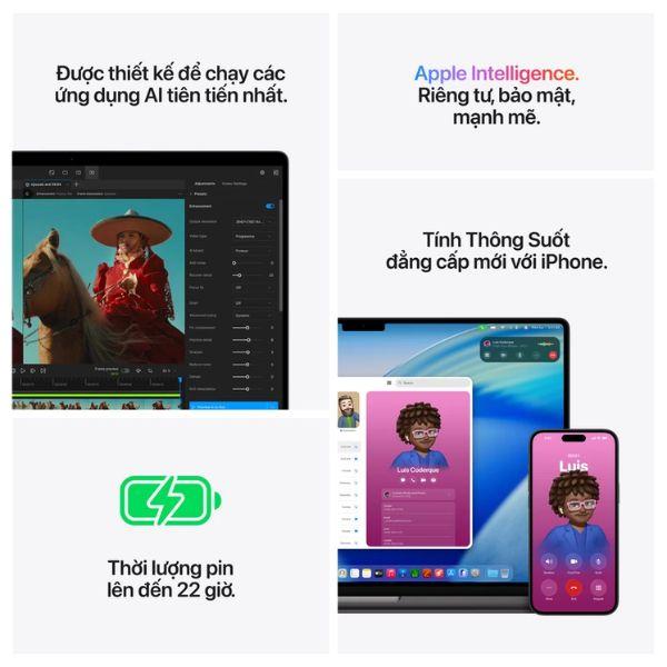 MacBook Pro 16 inch M5 Max 18 CPU/32 GPU/36GB/2TB | Chính Hãng Apple Việt Nam