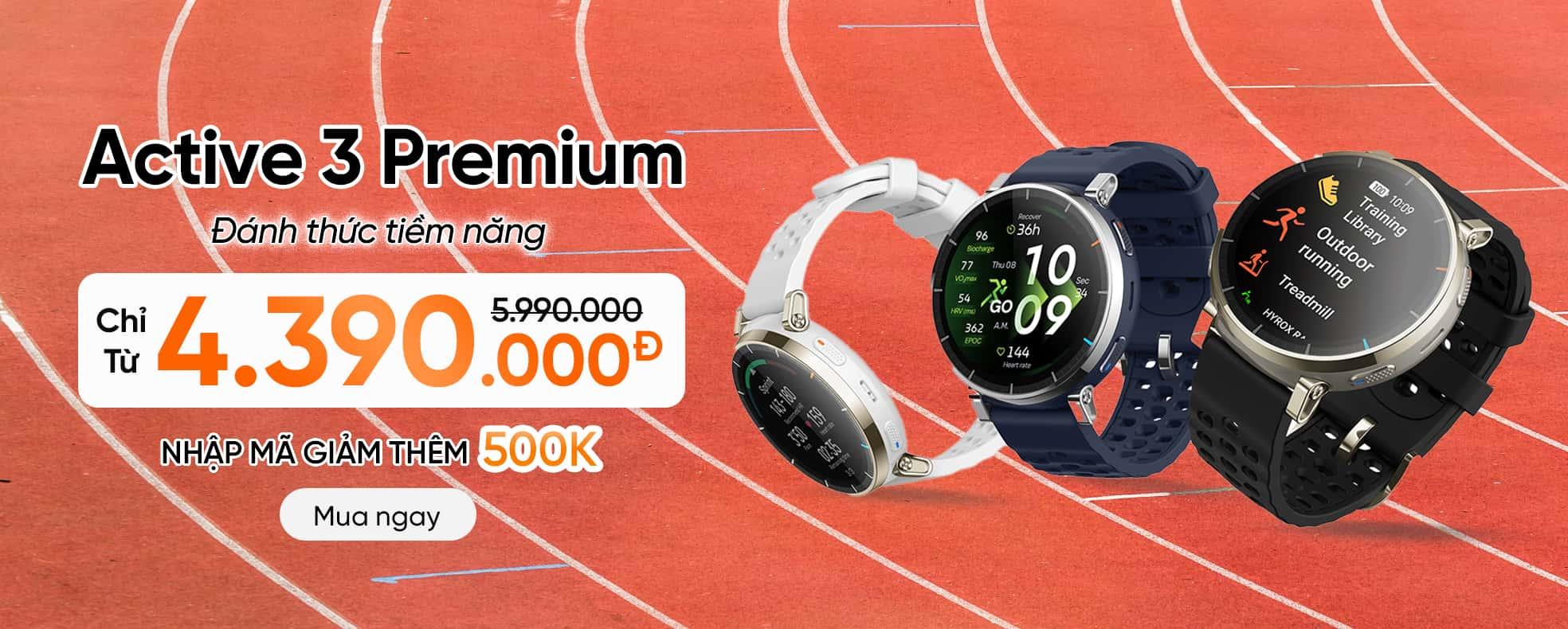 amazfit active 3 premium