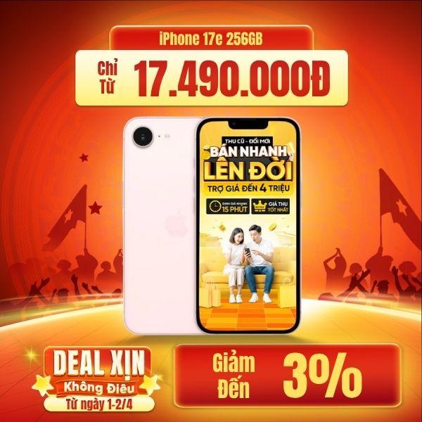 iPhone 17e 256GB | Chính Hãng Apple Việt Nam