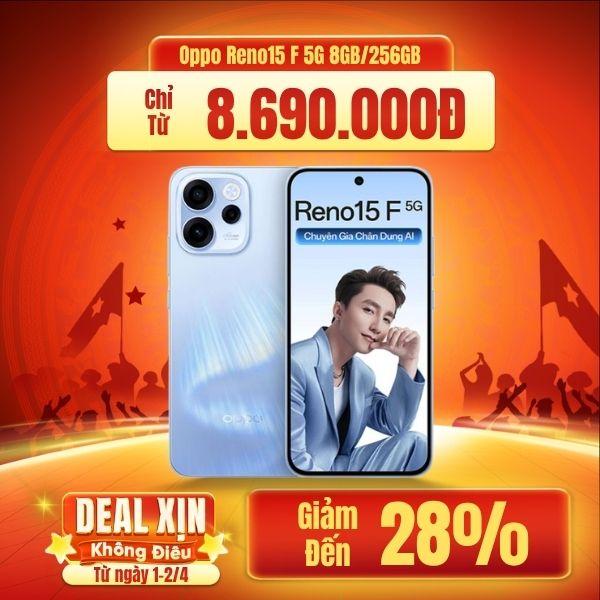 Oppo Reno15 F 5G 8GB/256GB Chính Hãng