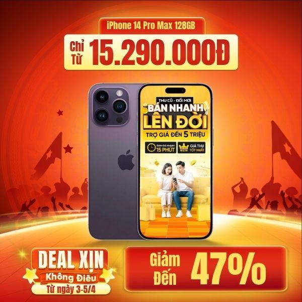 iPhone 14 Pro Max 128GB Máy Đẹp