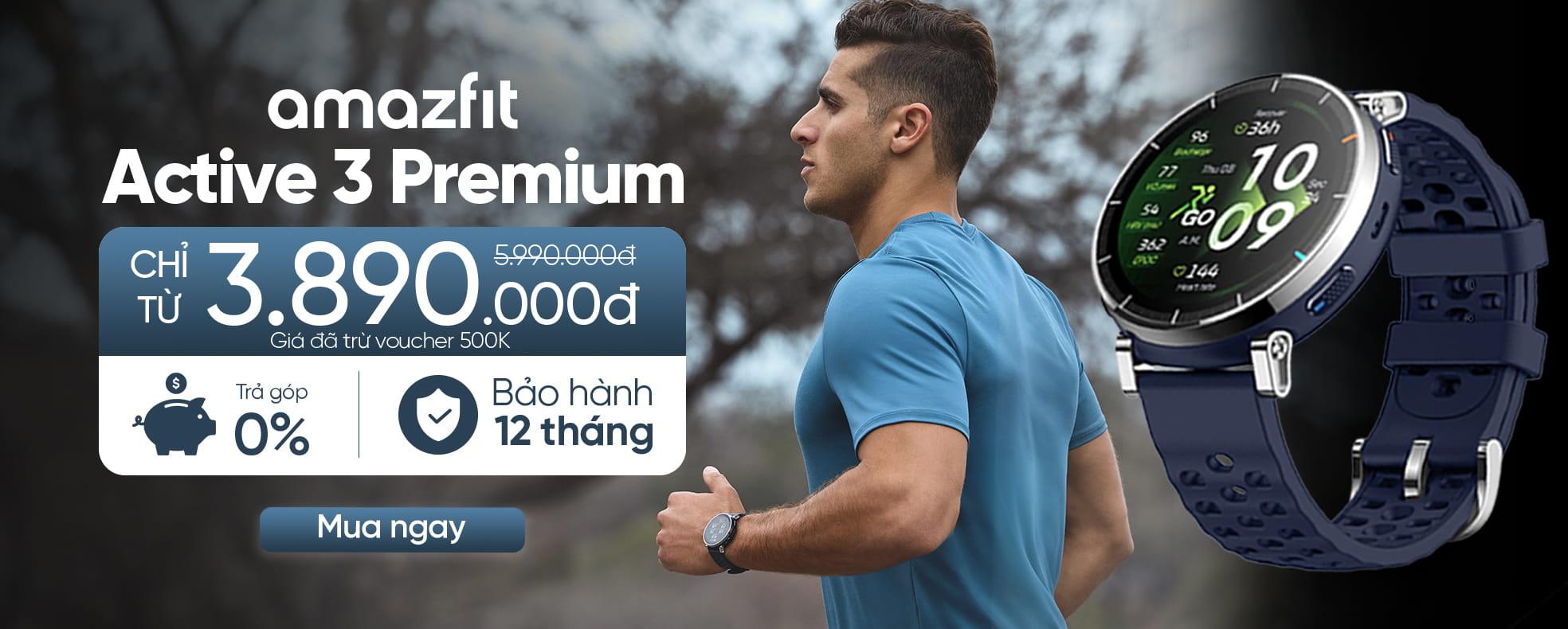 amazfit active 3 premium