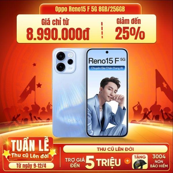 Oppo Reno15 F 5G 8GB/256GB Chính Hãng