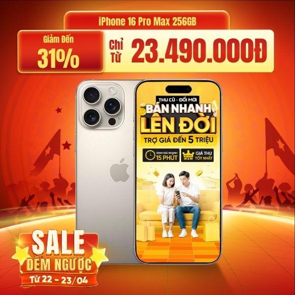 iPhone 16 Pro Max 256GB Cũ 99%