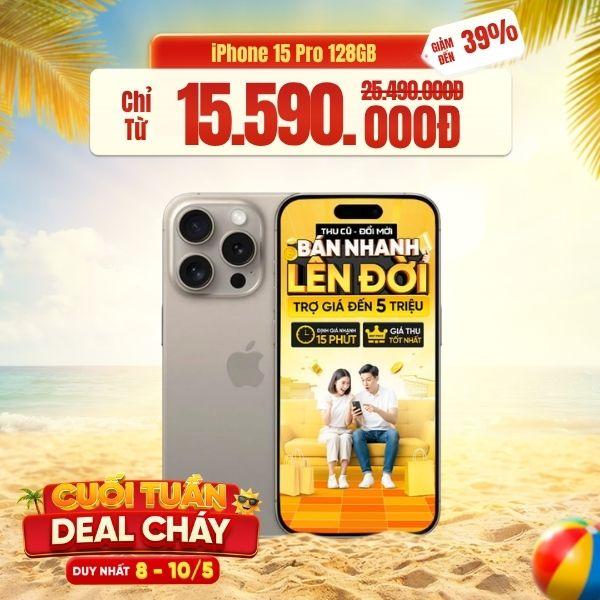iPhone 15 Pro 128GB Máy Đẹp