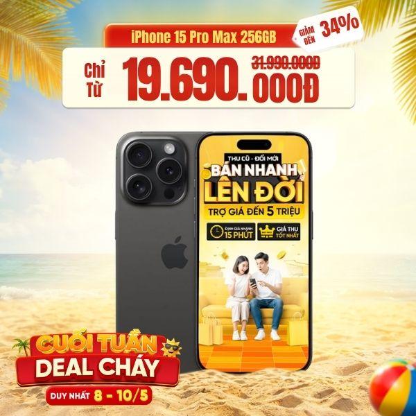 iPhone 15 Pro Max 256GB Máy Đẹp