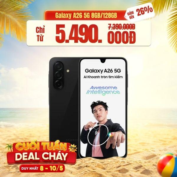 Samsung Galaxy A26 5G 8GB/128GB Chính Hãng