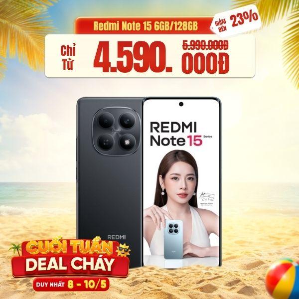 Xiaomi Redmi Note 15 6GB/128GB Chính Hãng