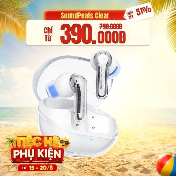 Tai nghe Bluetooth SoundPeats Clear