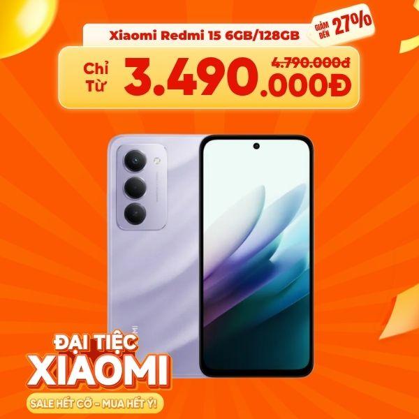 Xiaomi Redmi 15 6GB/128GB Chính Hãng 