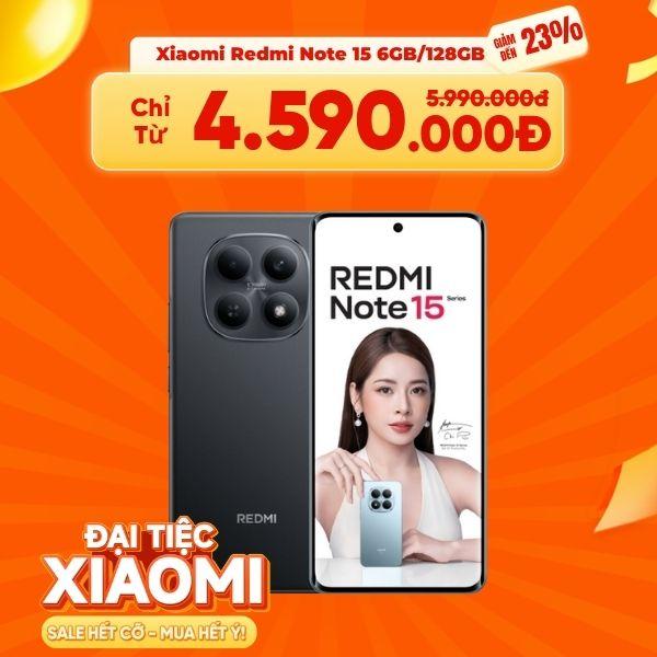 Xiaomi Redmi Note 15 6GB/128GB Chính Hãng