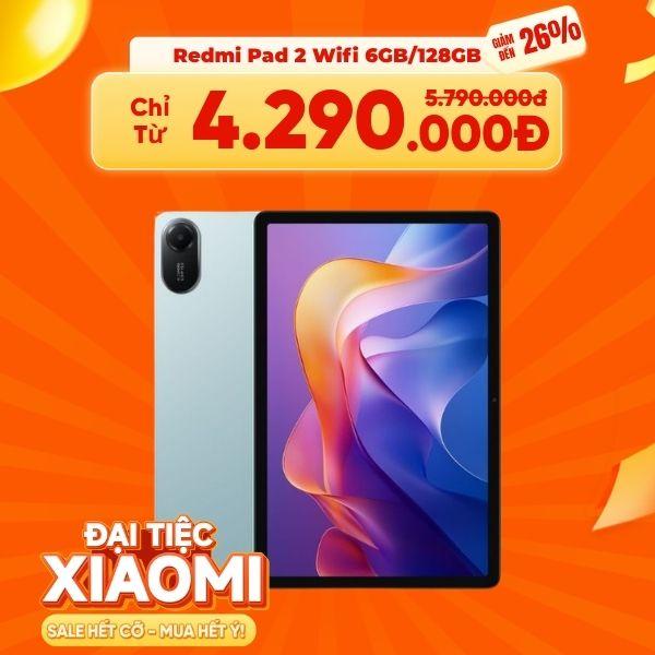 Xiaomi Redmi Pad 2 Wifi 6GB/128GB Chính Hãng