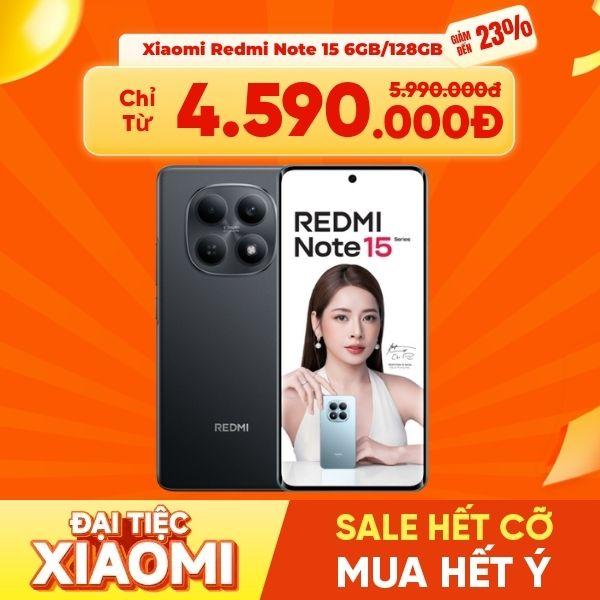 Xiaomi Redmi Note 15 6GB/128GB Chính Hãng