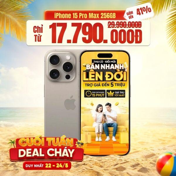 iPhone 15 Pro Max 256GB Cũ 99%