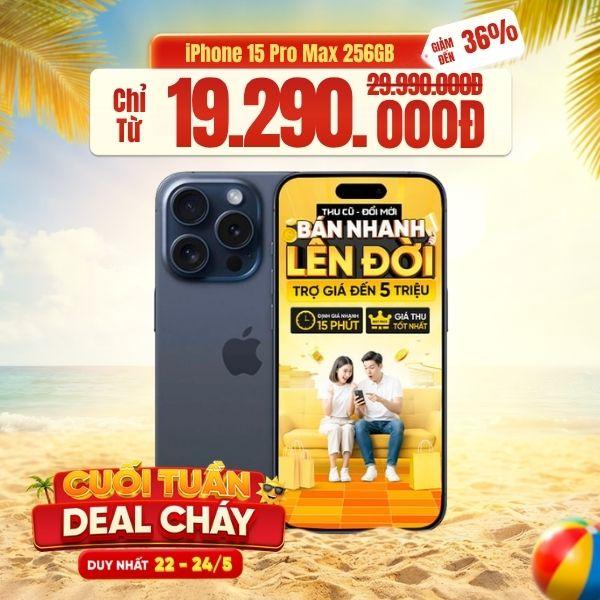 iPhone 15 Pro Max 256GB Máy Đẹp