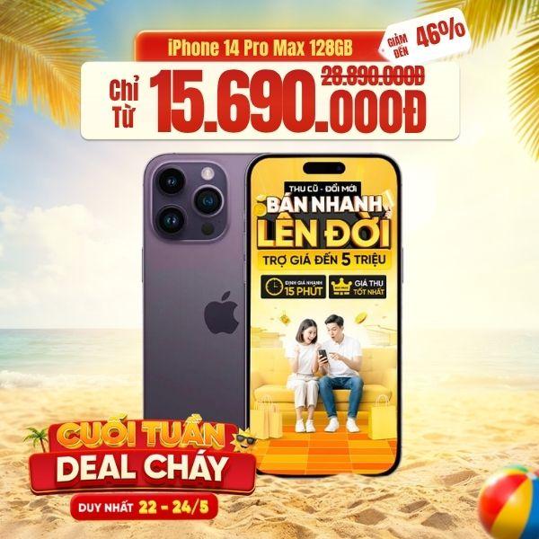 iPhone 14 Pro Max 128GB Máy Đẹp