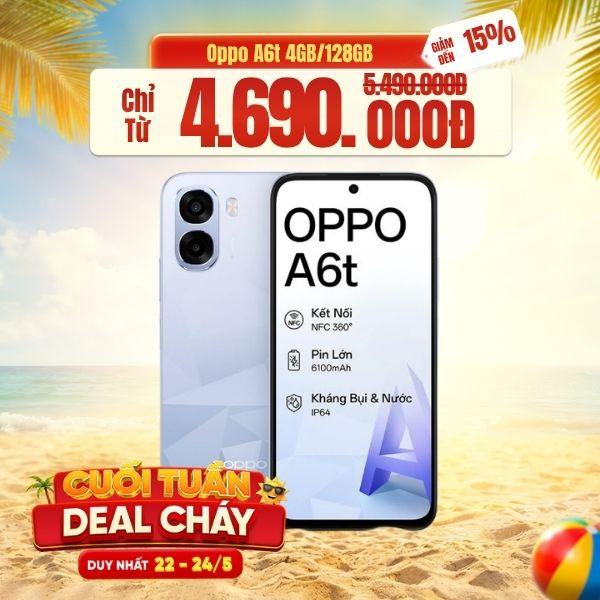 Oppo A6t 4GB/128GB Chính Hãng