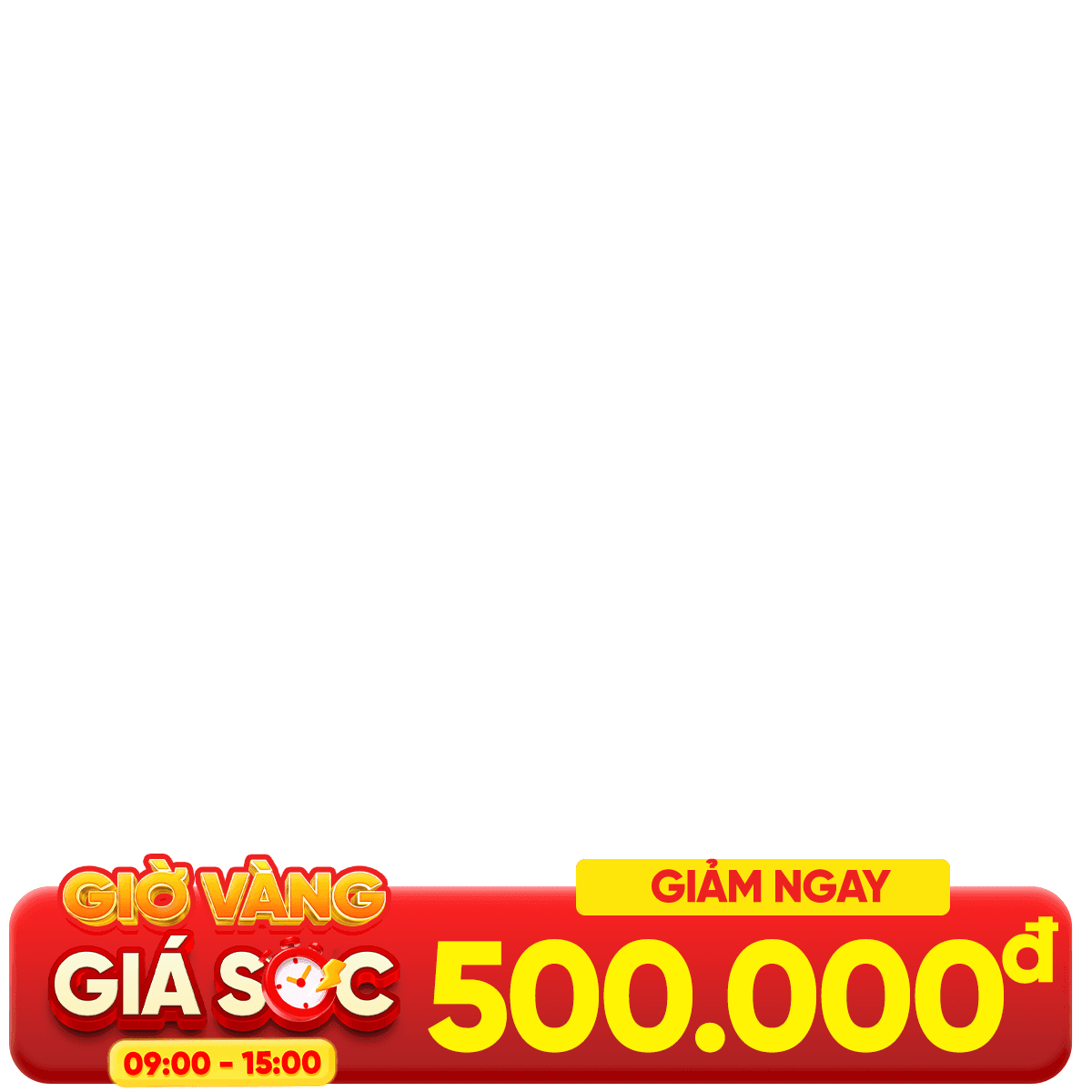 Hero badge - xả nhiệt hè - giờ vàng 500K