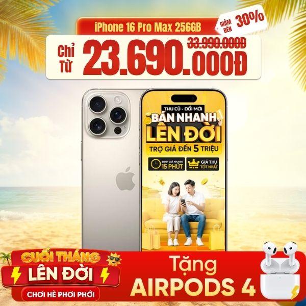 iPhone 16 Pro Max 256GB Cũ 99%