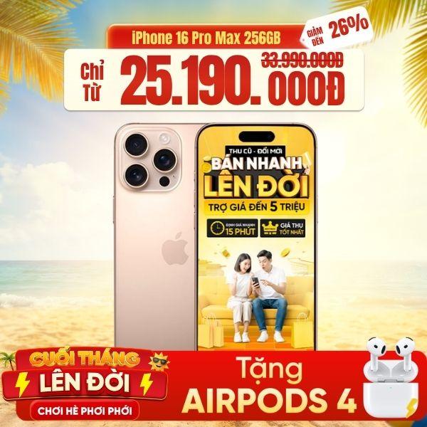 iPhone 16 Pro Max 256GB Máy Đẹp
