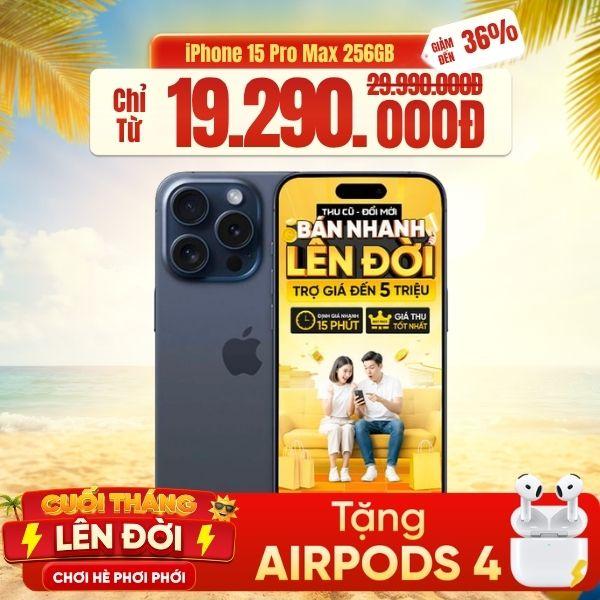 iPhone 15 Pro Max 256GB Máy Đẹp