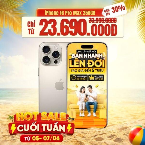 iPhone 16 Pro Max 256GB Cũ 99%