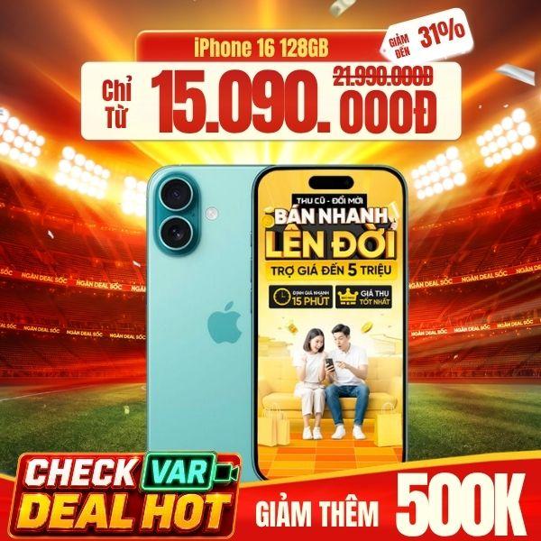 iPhone 16 128GB Cũ 99%