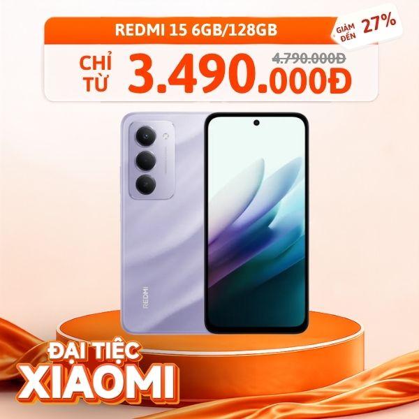 Xiaomi Redmi 15 6GB/128GB Chính Hãng 