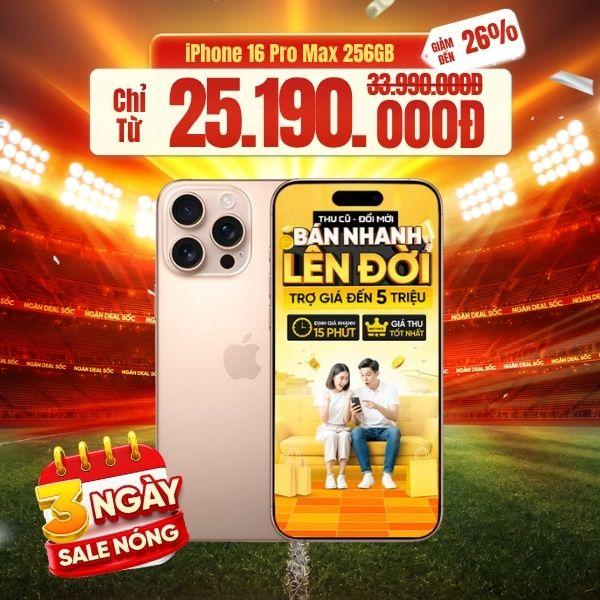 iPhone 16 Pro Max 256GB Máy Đẹp