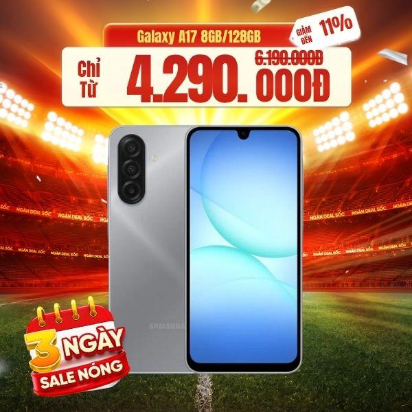 Samsung Galaxy A17 8GB/128GB Chính Hãng