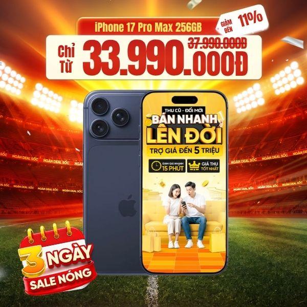 iPhone 17 Pro Max 256GB Likenew Fullbox