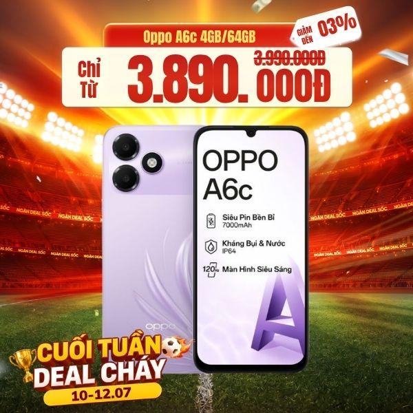 Oppo A6c 4GB/64GB Chính Hãng