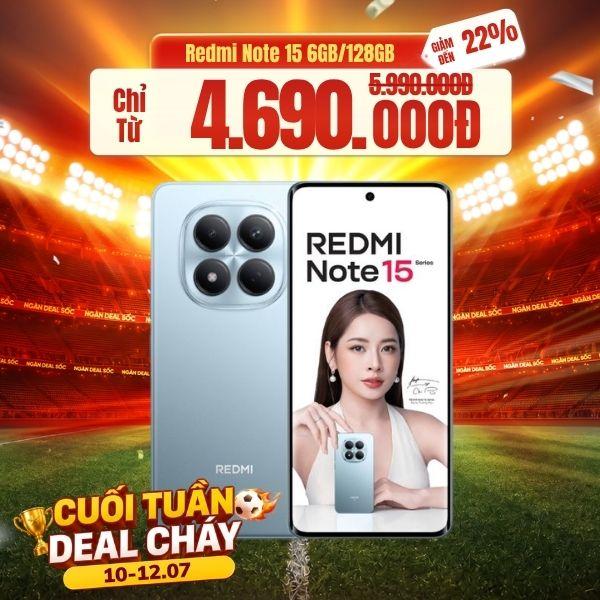 Xiaomi Redmi Note 15 6GB/128GB Chính Hãng