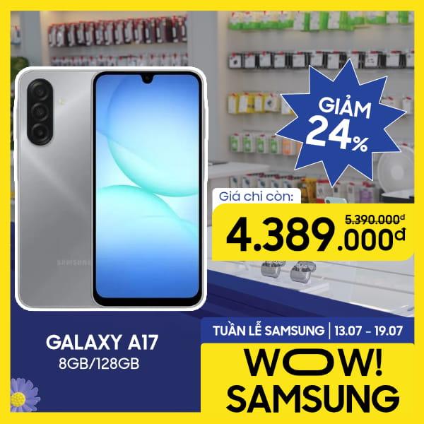 Samsung Galaxy A17 8GB/128GB Chính Hãng
