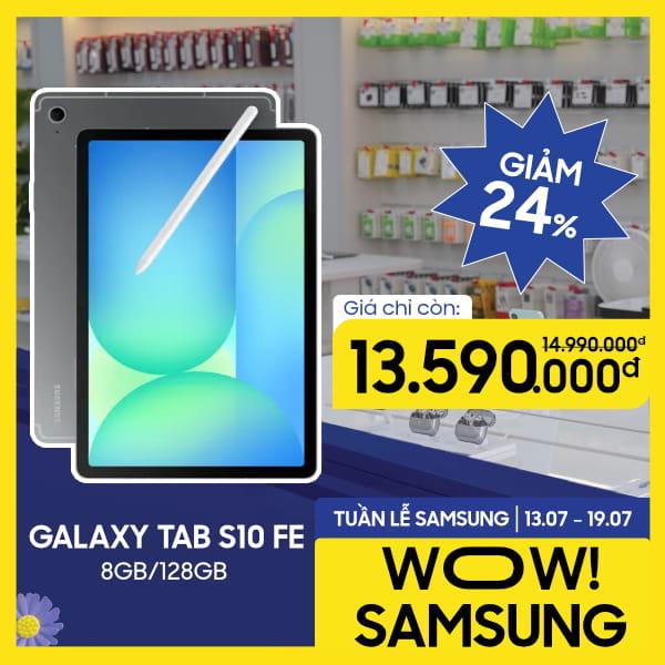 Samsung Galaxy Tab S10 FE 5G 8GB/128GB Chính Hãng
