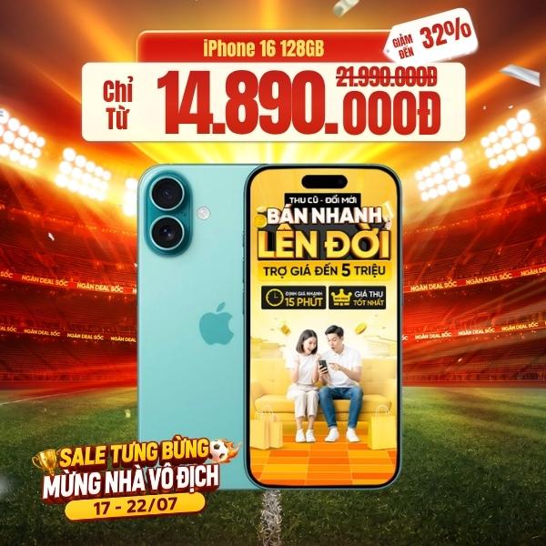 iPhone 16 128GB Cũ 99%