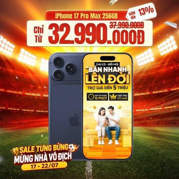iPhone 17 Pro Max 256GB Likenew Fullbox