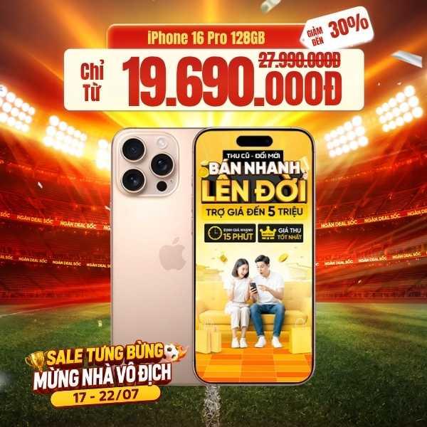 iPhone 16 Pro 128GB Máy Đẹp