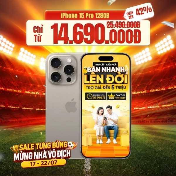 iPhone 15 Pro 128GB Cũ 99%